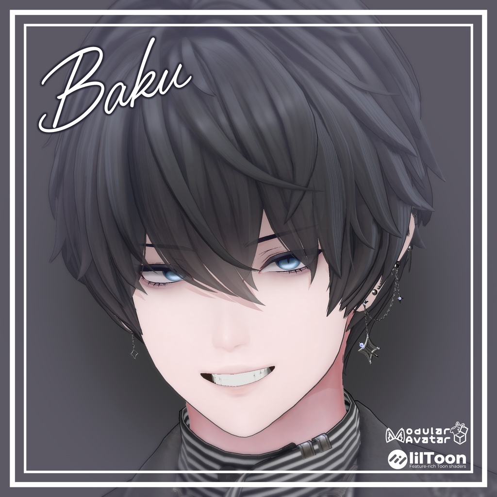 【🌟アバター追加記念SALE🌟】✧StarChain✧【VRChat向けピアス】