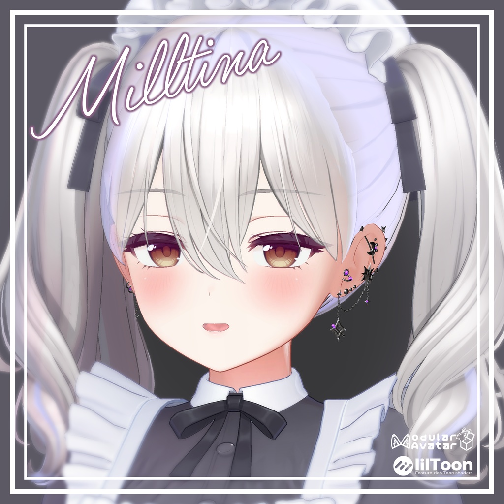 【23アバター対応】✧StarChain✧【VRChat向けピアス】