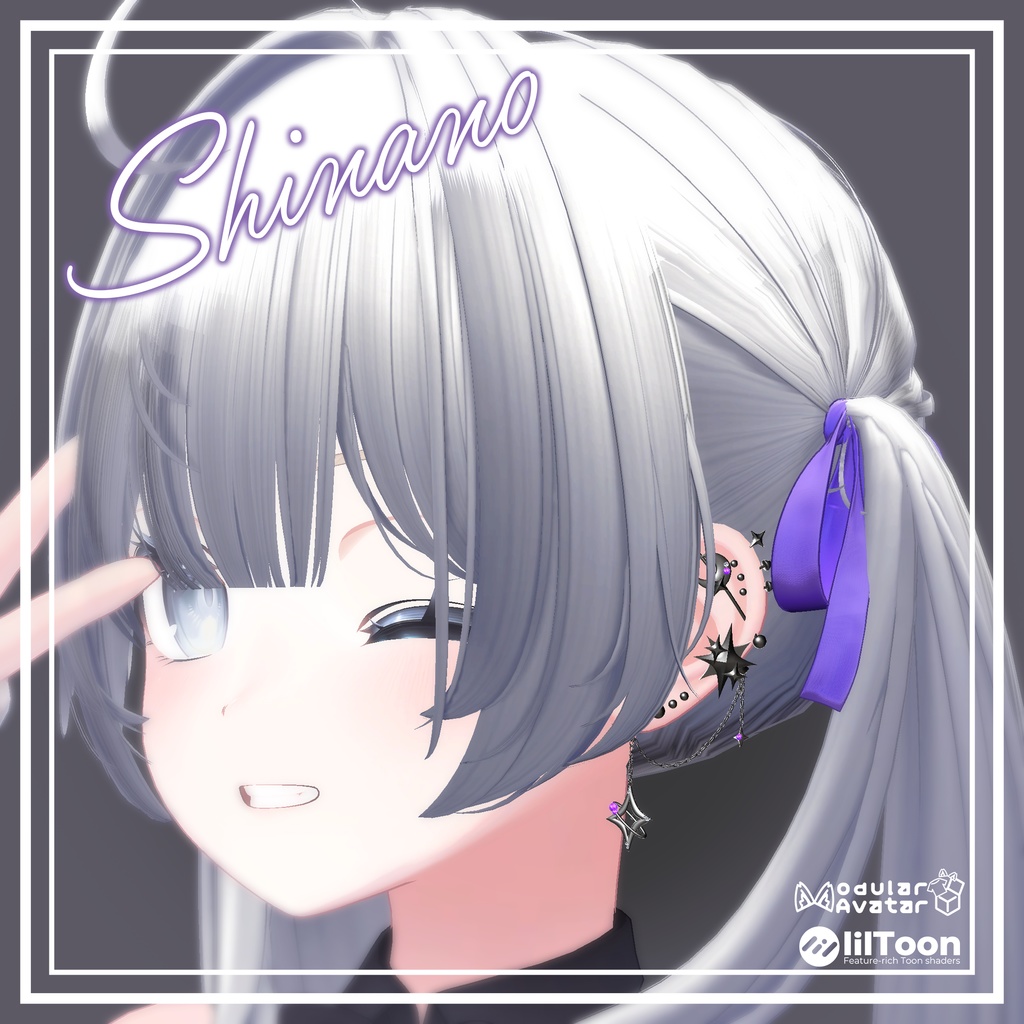 【🌟アバター追加SALE🌟】✧StarChain✧【VRChat向けピアス】