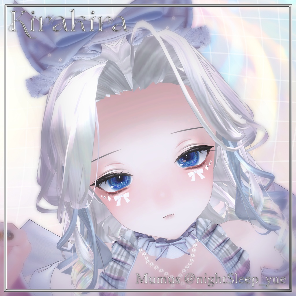 【18アバター対応】✧Kirakira✧【VRChat向けフェイスアクセアリー】