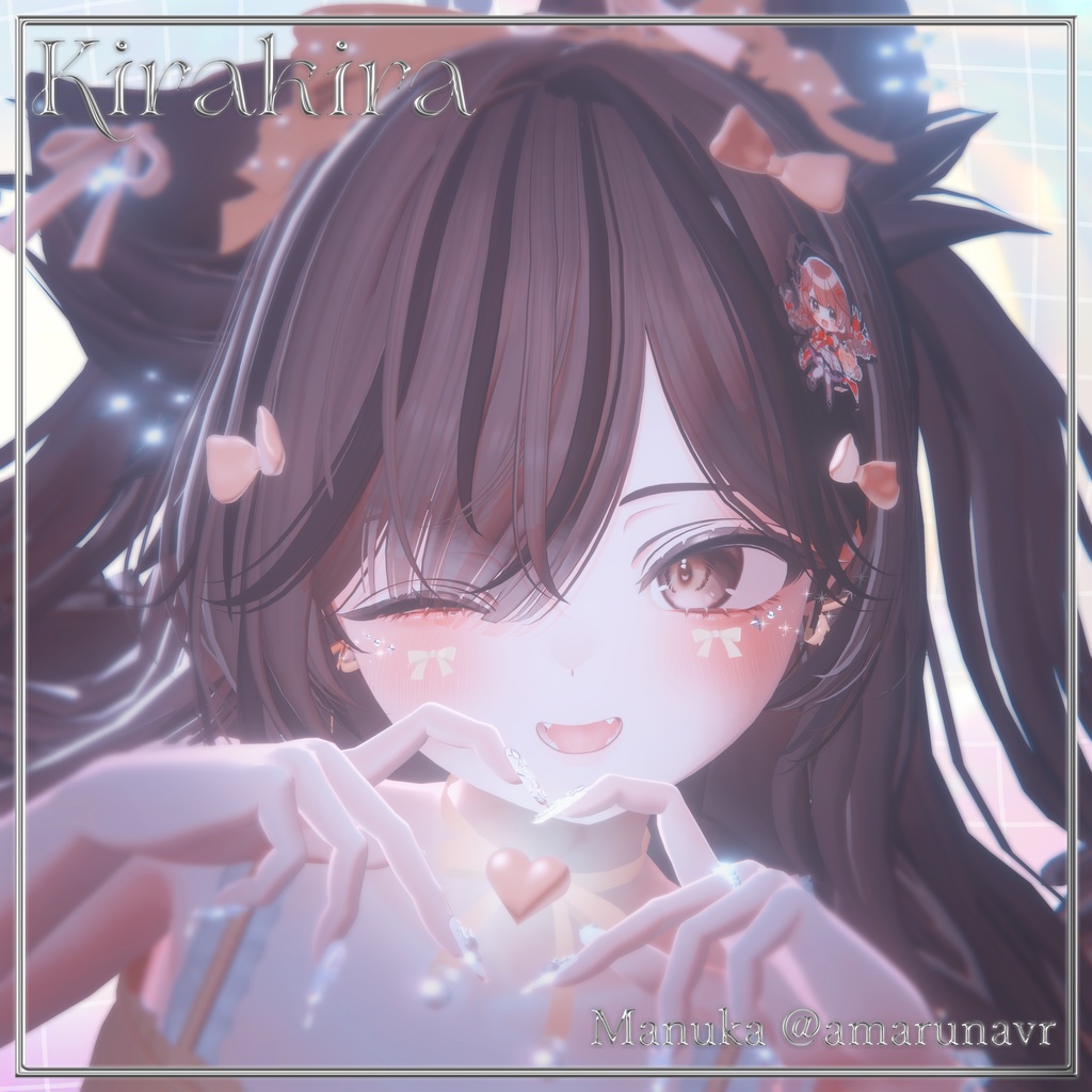 【18アバター対応】✧Kirakira✧【VRChat向けフェイスアクセアリー】