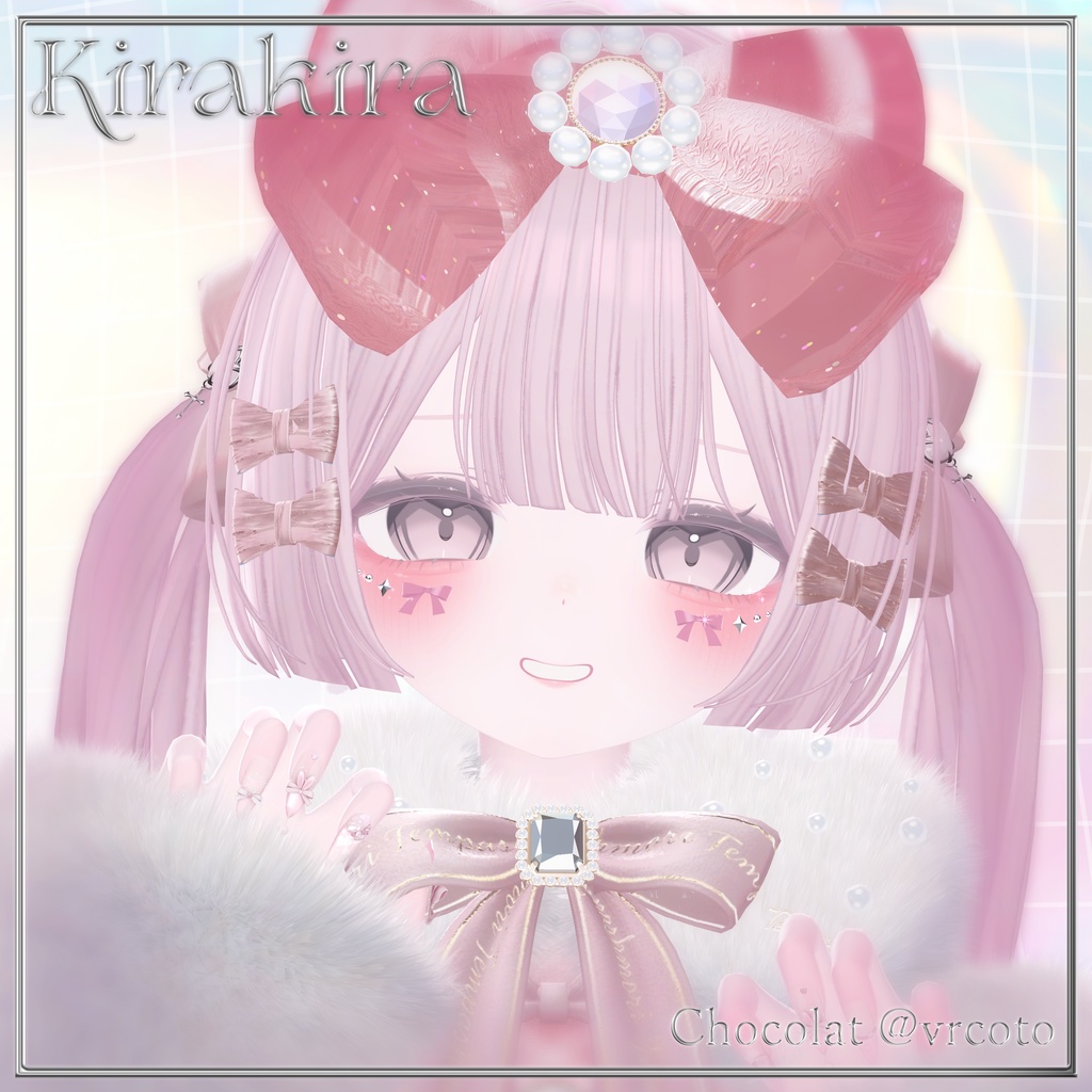 【18アバター対応】✧Kirakira✧【VRChat向けフェイスアクセアリー】