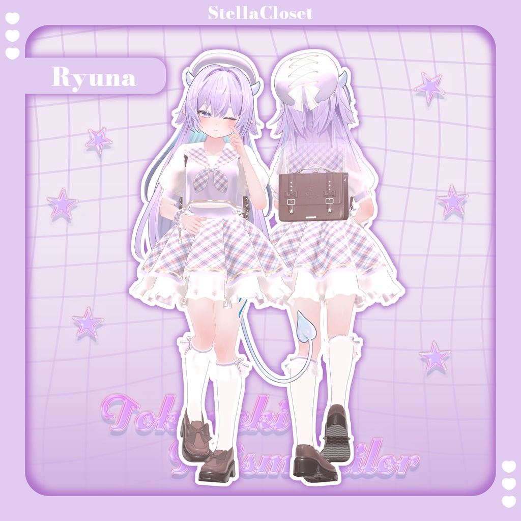 【🌟Vket出店記念SALE🌟】Tokimeki☆PrismSailor【VRChat向け衣装モデル】