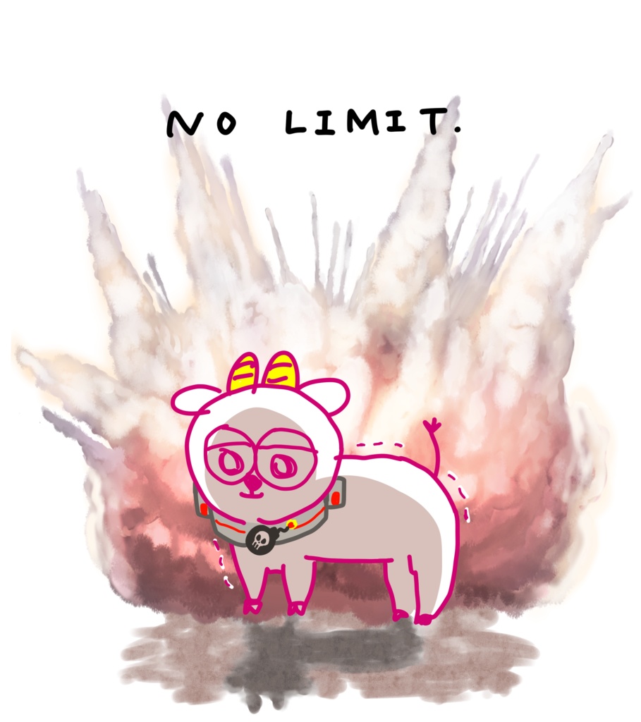 爆発こやぎTシャツ