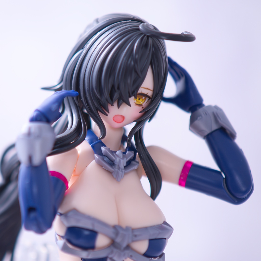 メガミデバイス 皇巫C肌(ツクヨミ)』ぼんやり顔 (C肌)カスタム フェイスパーツ