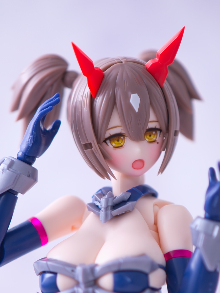 メガミデバイス 皇巫C肌(ツクヨミ)』ぼんやり顔 (C肌)カスタム フェイスパーツ