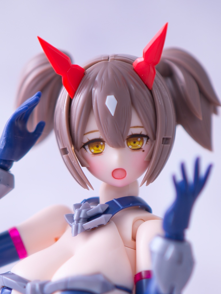 メガミデバイス 皇巫C肌(ツクヨミ)』ぼんやり顔 (C肌)カスタム フェイスパーツ