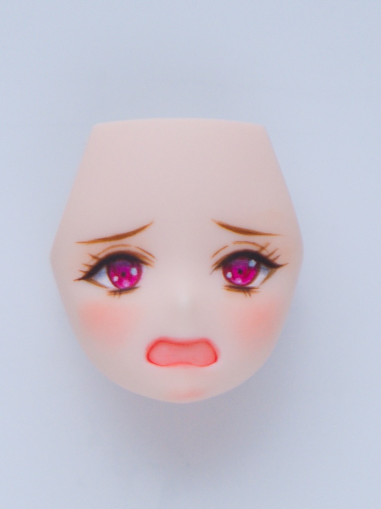 メガミデバイス 皇巫C肌(ツクヨミ)』あわわ顔 (C肌)カスタム フェイスパーツ