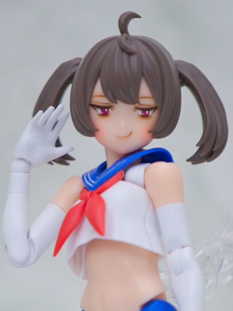 BUSTER DOLL リペイント カスタム フェイスパーツ/ガンナー/ナイト/タンク/パラディン PUNIMOFU他対応 メガミデバイス