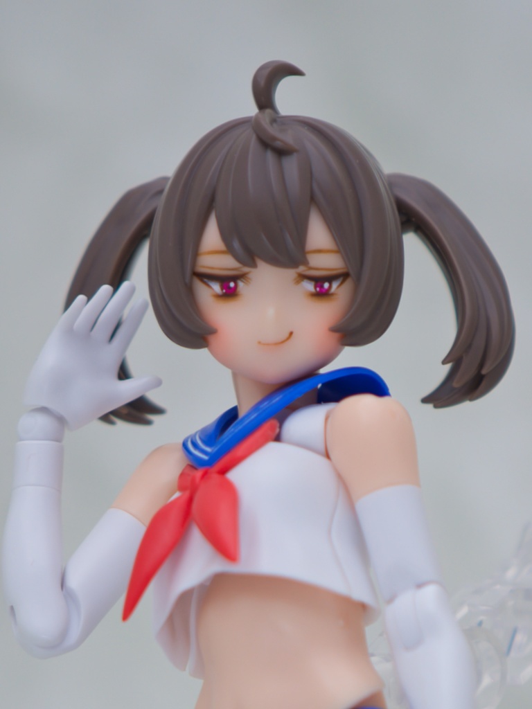 BUSTER DOLL リペイント カスタム フェイスパーツ/ガンナー/ナイト/タンク/パラディン PUNIMOFU他対応 メガミデバイス