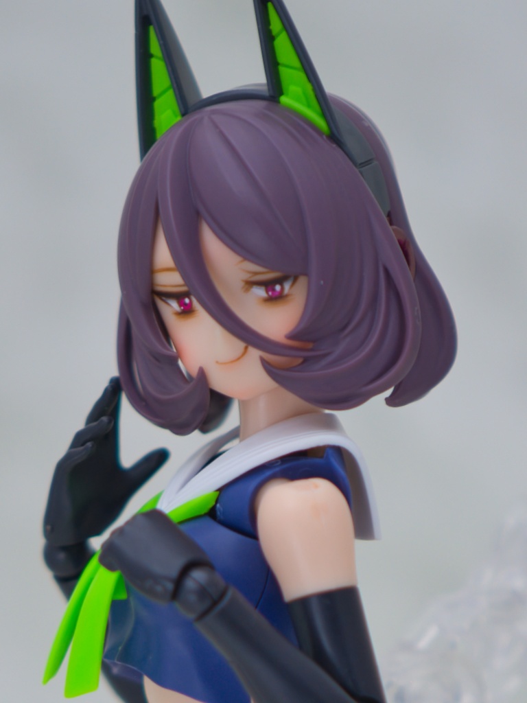 BUSTER DOLL リペイント カスタム フェイスパーツ/ガンナー/ナイト/タンク/パラディン PUNIMOFU他対応 メガミデバイス