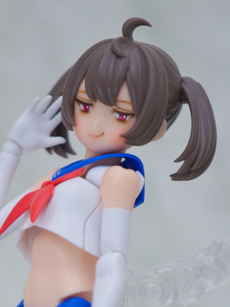 BUSTER DOLL リペイント カスタム フェイスパーツ/ガンナー/ナイト/タンク/パラディン PUNIMOFU他対応 メガミデバイス