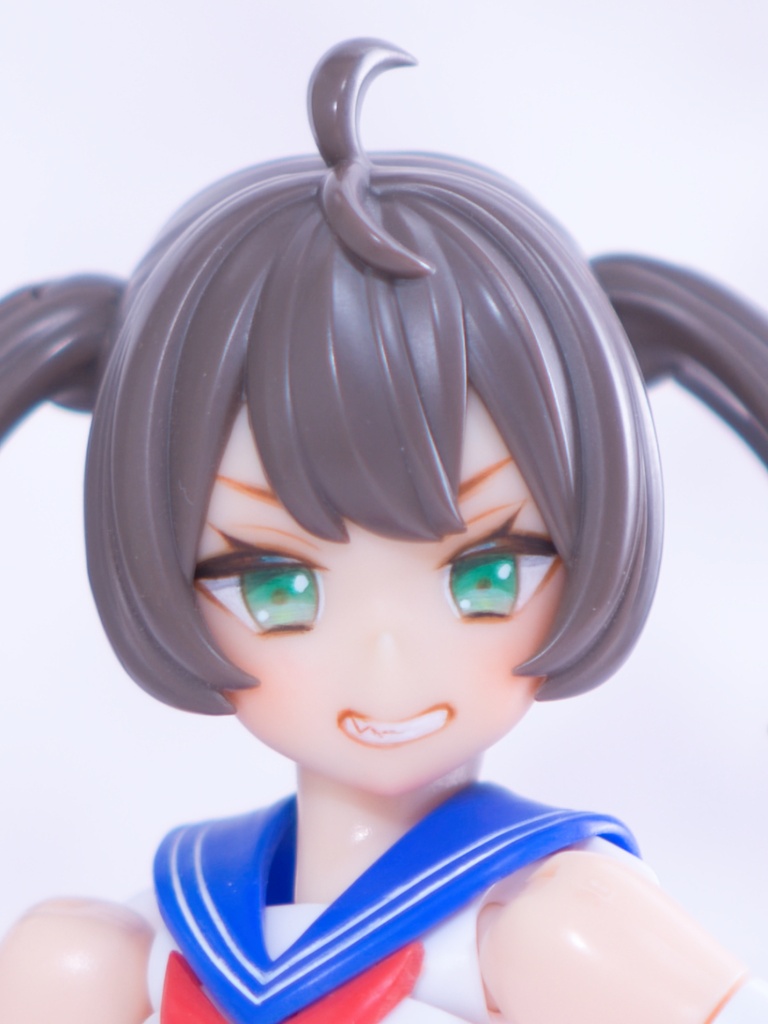 BUSTER DOLL にしし　リペイント カスタム フェイスパーツ/ガンナー/ナイト／タンク／パラディン PUNIMOFU他対応