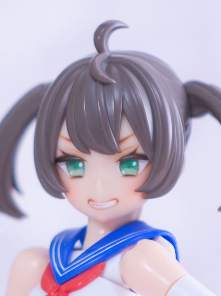 BUSTER DOLL にしし リペイント カスタム フェイスパーツ/ガンナー/ナイト/タンク/パラディン PUNIMOFU他対応