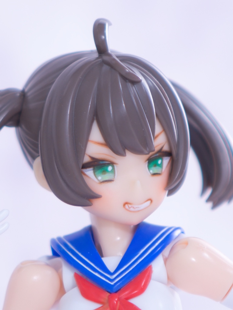 BUSTER DOLL にしし リペイント カスタム フェイスパーツ/ガンナー/ナイト/タンク/パラディン PUNIMOFU他対応