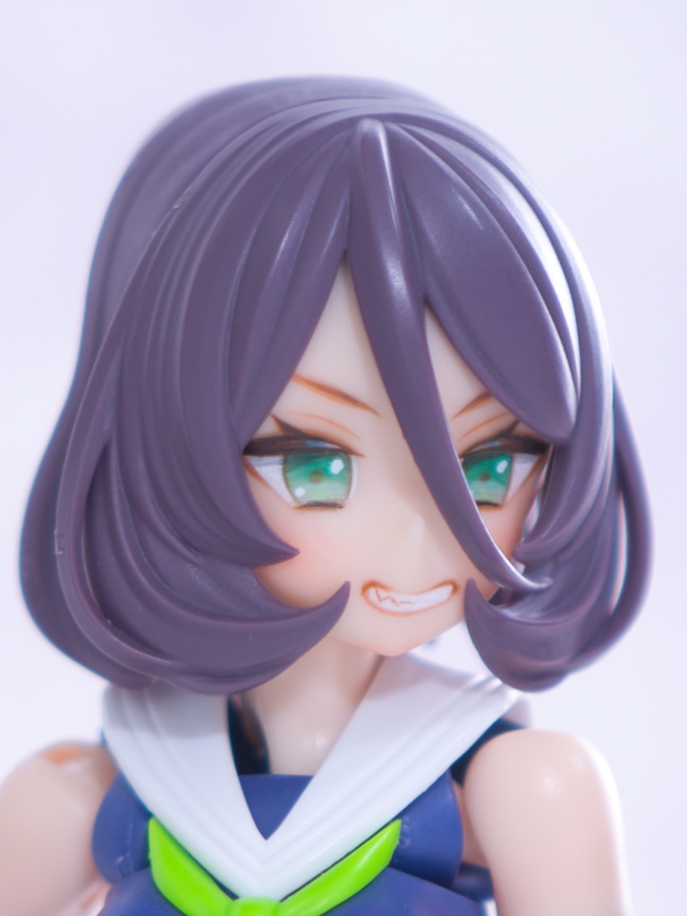 BUSTER DOLL にしし リペイント カスタム フェイスパーツ/ガンナー/ナイト/タンク/パラディン PUNIMOFU他対応