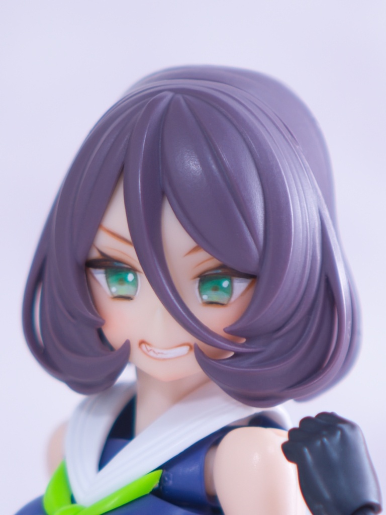 BUSTER DOLL にしし リペイント カスタム フェイスパーツ/ガンナー/ナイト/タンク/パラディン PUNIMOFU他対応