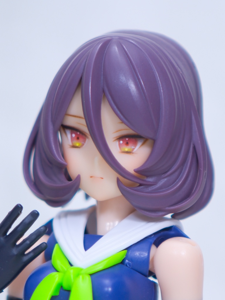 BUSTER DOLL スカーフェイスし リペイント カスタム フェイスパーツ/ガンナー/ナイト/タンク/パラディン PUNIMOFU他対応