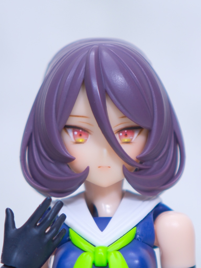 BUSTER DOLL スカーフェイスし リペイント カスタム フェイスパーツ/ガンナー/ナイト/タンク/パラディン PUNIMOFU他対応