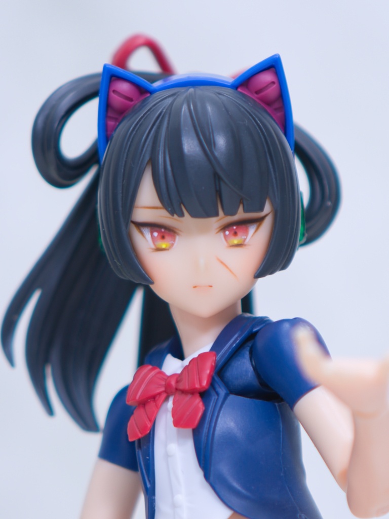 BUSTER DOLL スカーフェイスし リペイント カスタム フェイスパーツ/ガンナー/ナイト/タンク/パラディン PUNIMOFU他対応