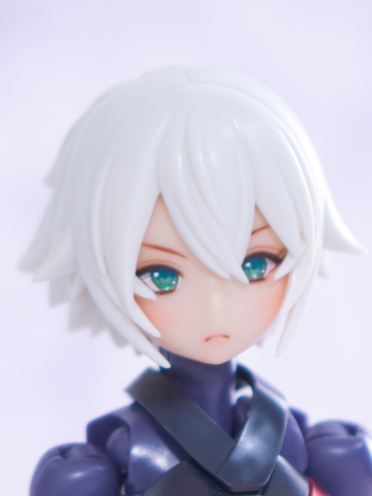 皇巫 (A肌)カスタム フェイスパーツ リペイント、スサノヲ・アマテラス・忍者・弓兵等に対応