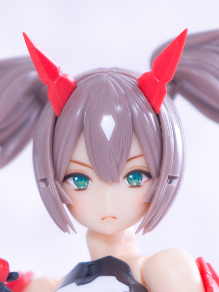 皇巫 (A肌)カスタム フェイスパーツ リペイント、スサノヲ・アマテラス・忍者・弓兵等に対応