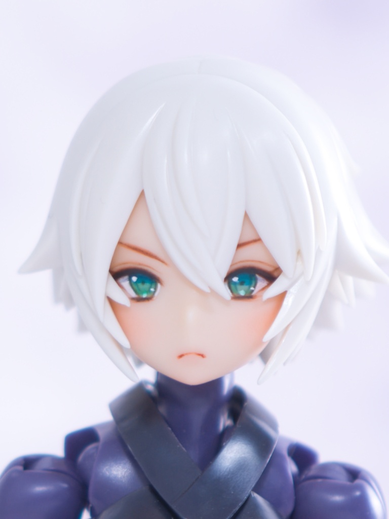 皇巫　(Ａ肌)カスタム フェイスパーツ リペイント、スサノヲ・アマテラス・忍者・弓兵等に対応
