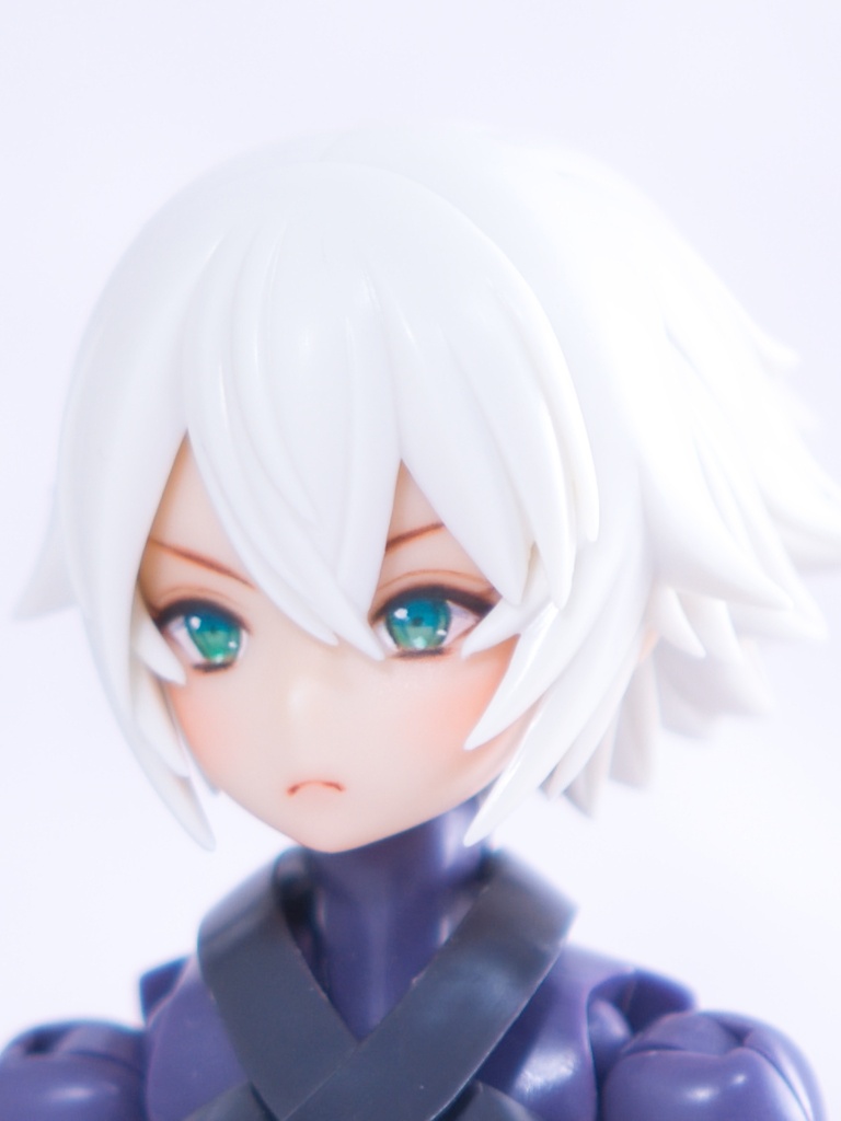 皇巫 (A肌)カスタム フェイスパーツ リペイント、スサノヲ・アマテラス・忍者・弓兵等に対応