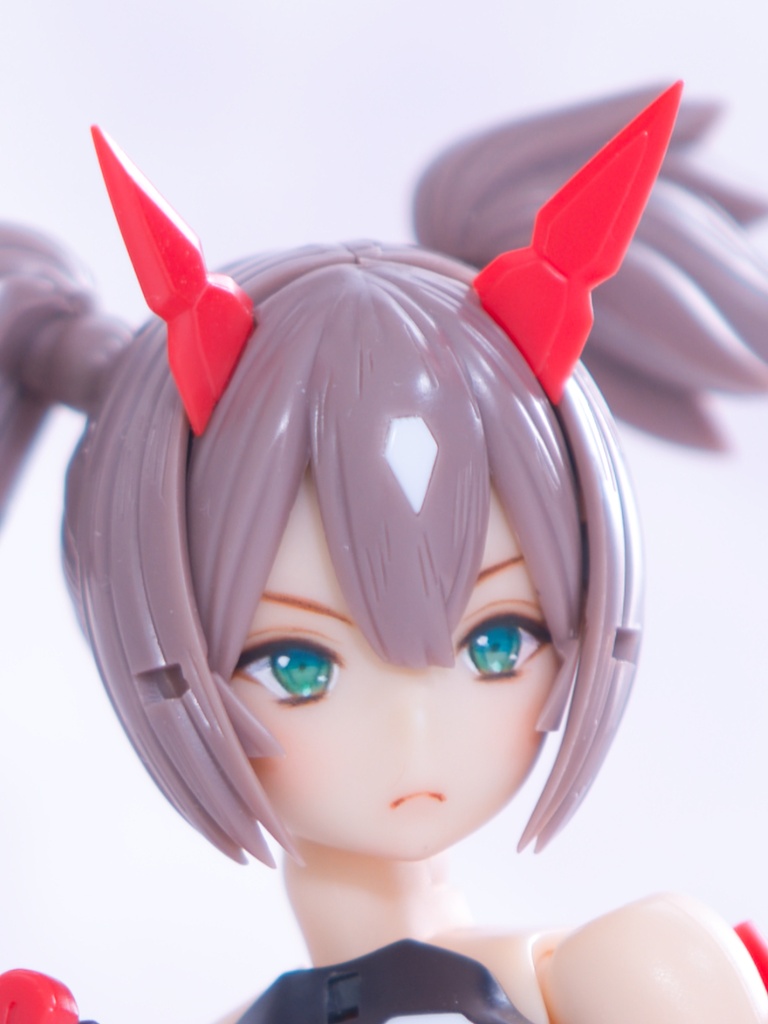 皇巫 (A肌)カスタム フェイスパーツ リペイント、スサノヲ・アマテラス・忍者・弓兵等に対応