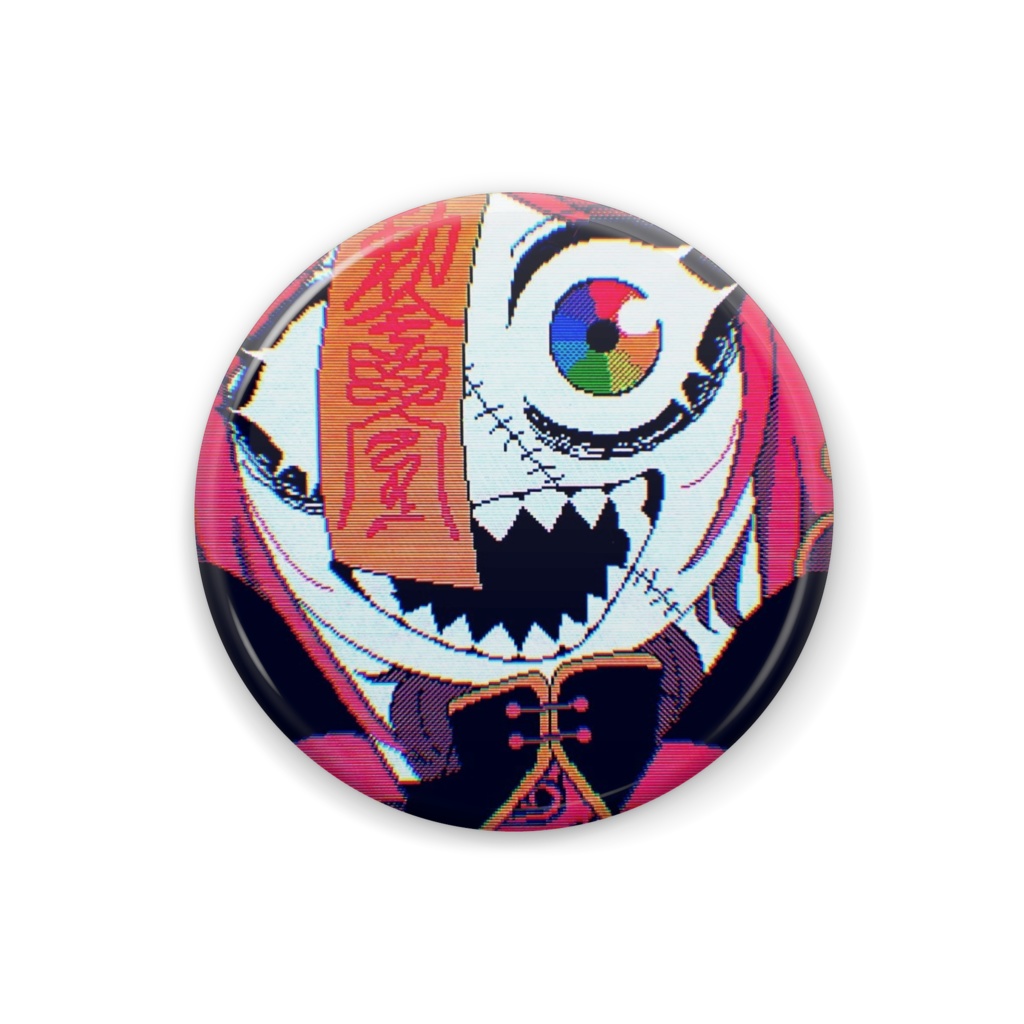 まずいきゃびあ-ハロウィン-【缶バッチ】