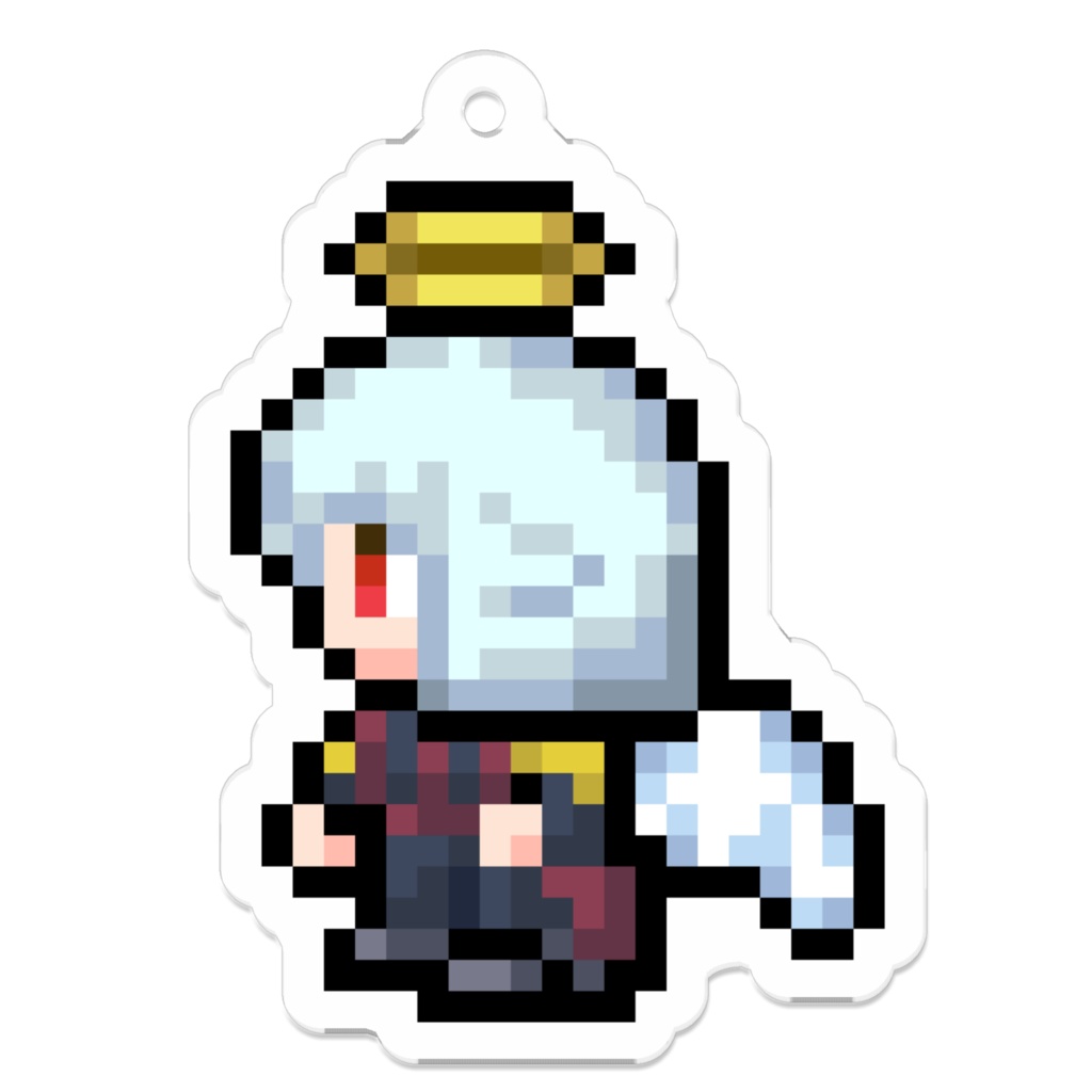 ペ天使ドットアクリルキーホルダー