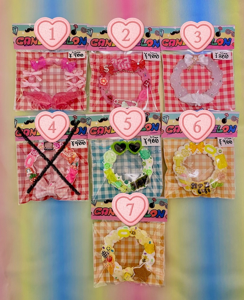 🌈デコ缶バッジカバー🌈57mm