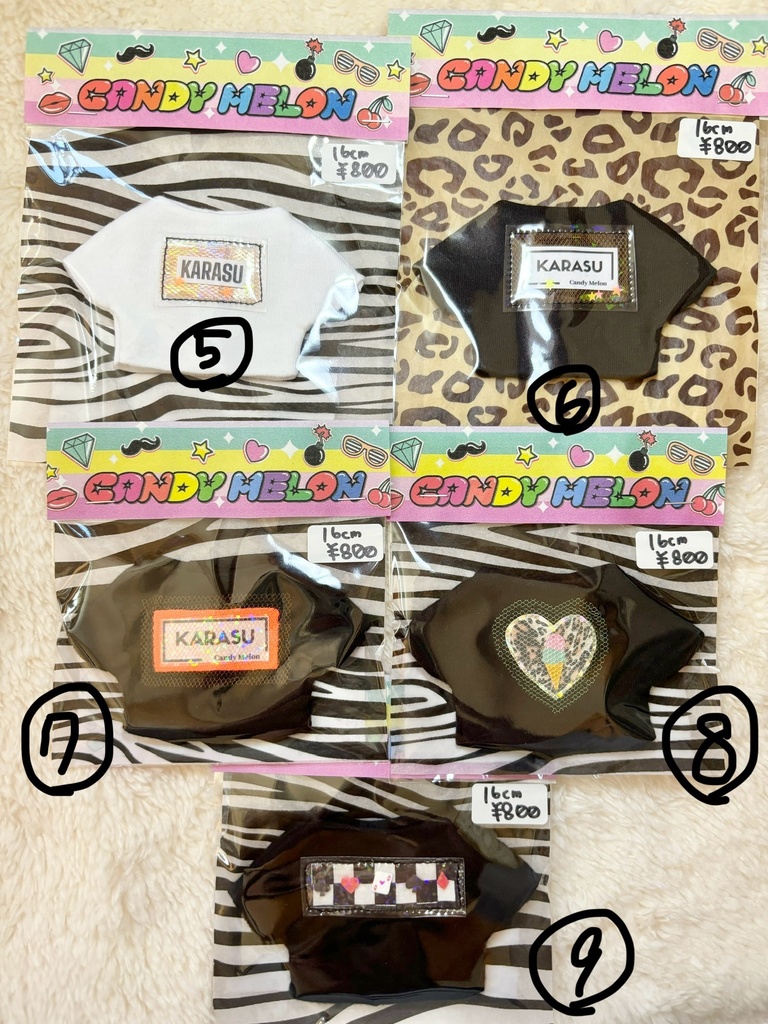 16cmサイズTシャツ