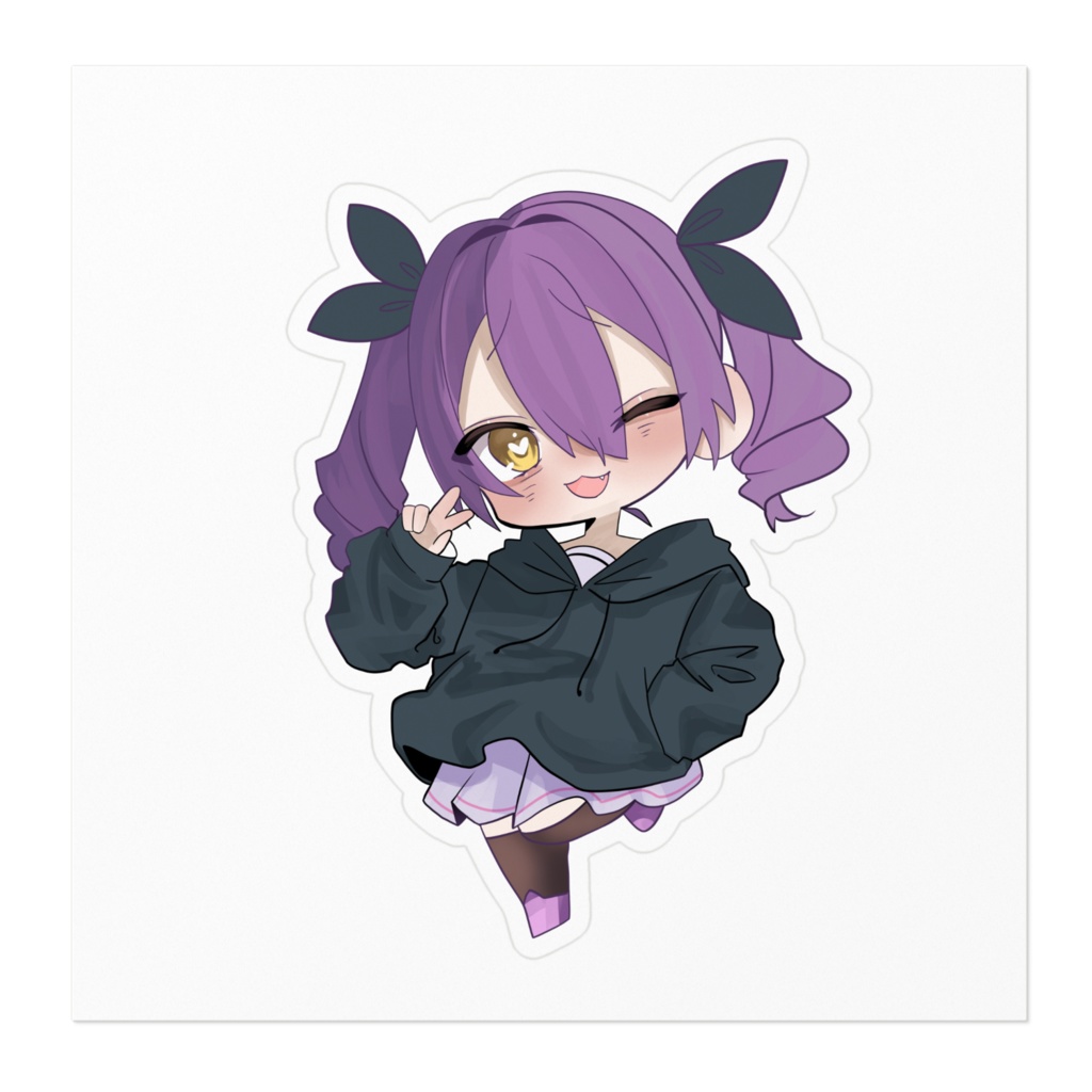 こはくのステッカー!