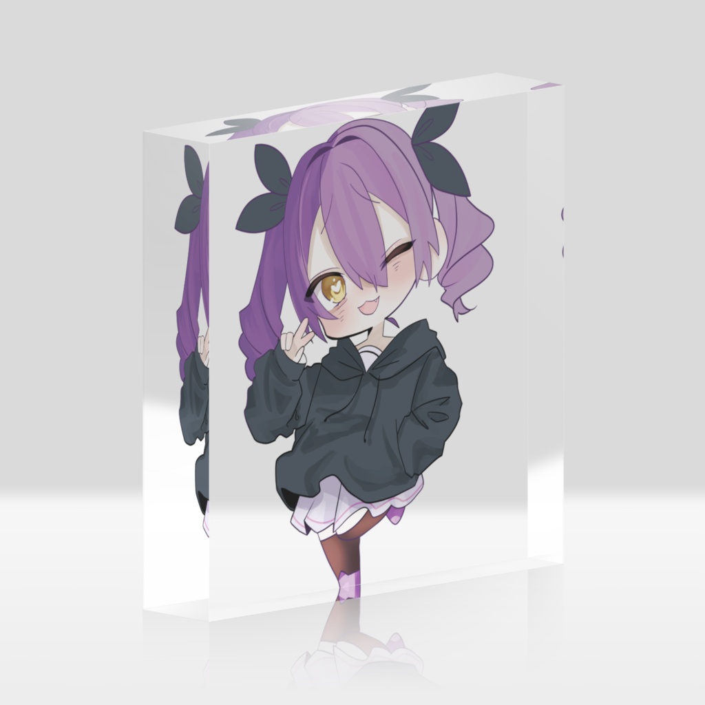 こはくのアクリルブロック!