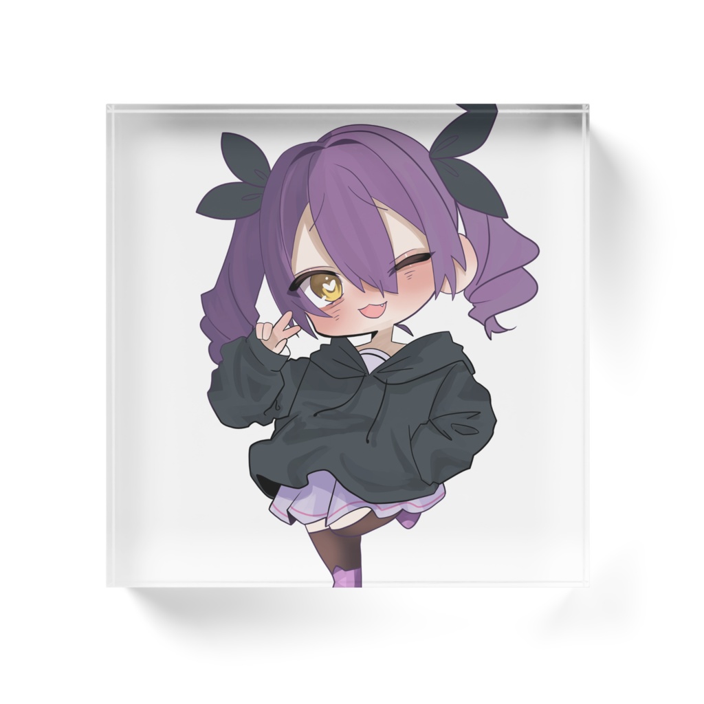 こはくのアクリルブロック!