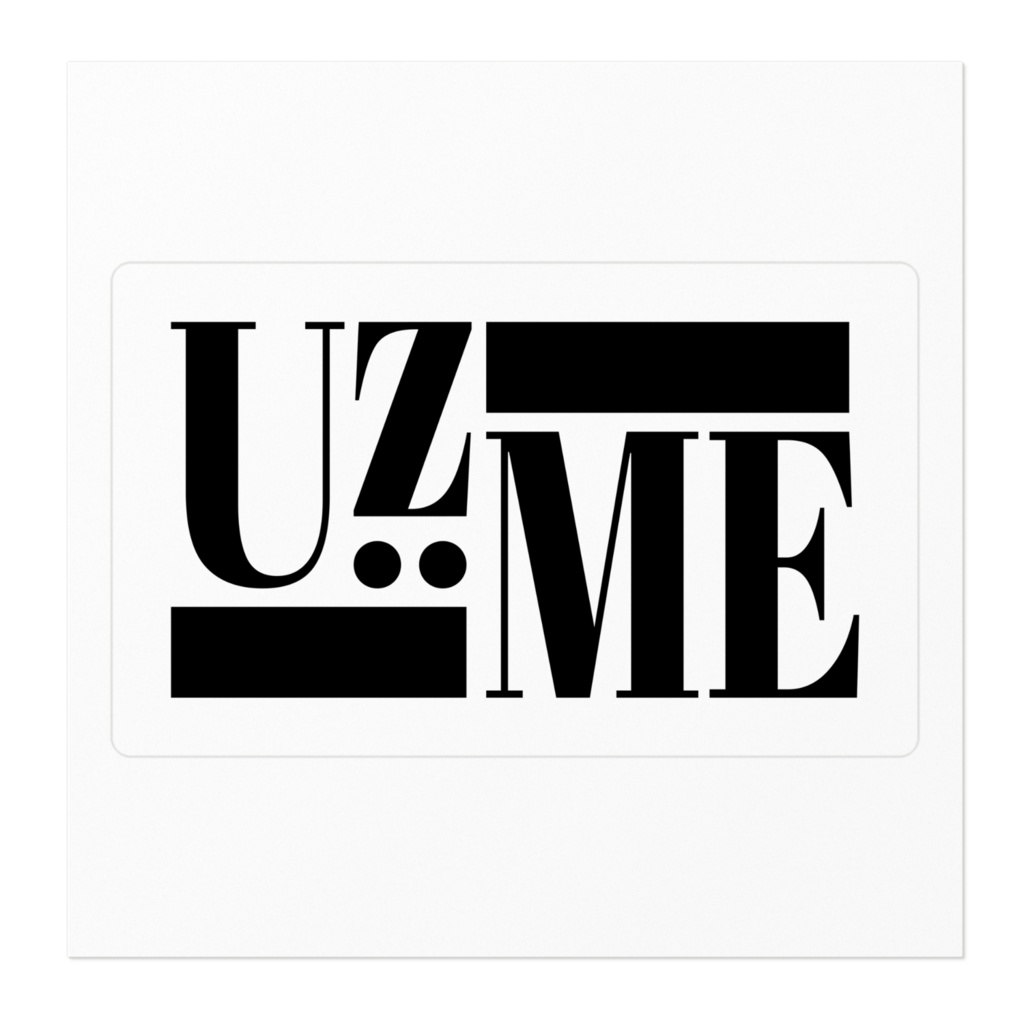 Uz:ME LOGO ステッカー