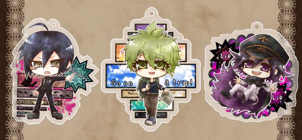 【値下げ】ニューダンガンロンパV3アクリルキーホルダー