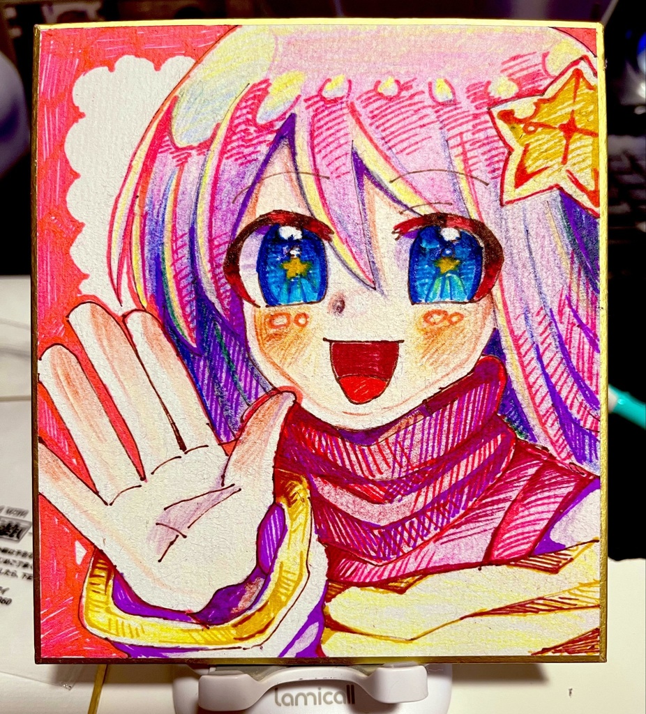 擬カビ色紙【カービィ】