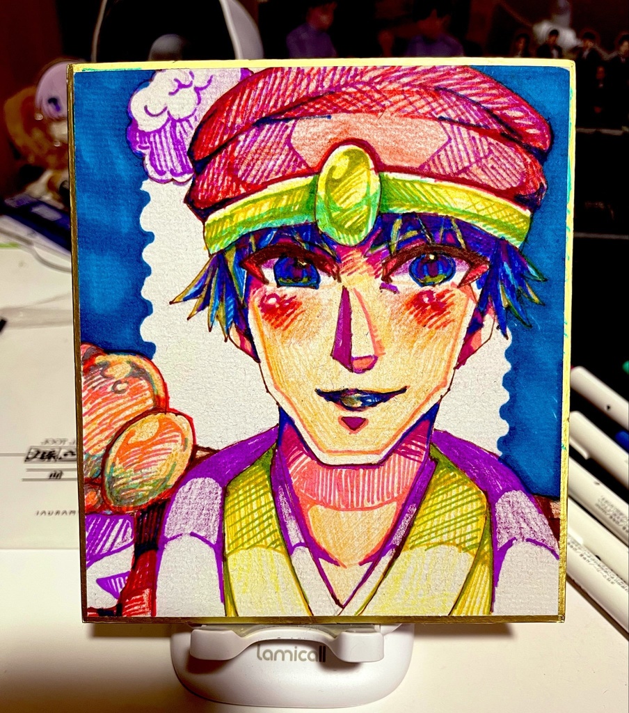 擬カビ色紙【デデデ大王】