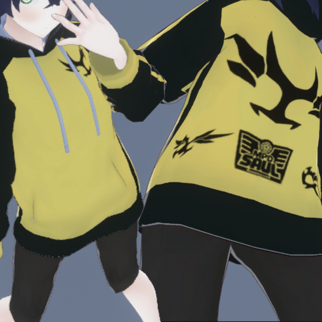 【無料】仮面ライダーパーカーコレクション+VRChat&VRoidStudio専用ポーズ集(4種) verアギト おまけ『アギトの紋章』付き