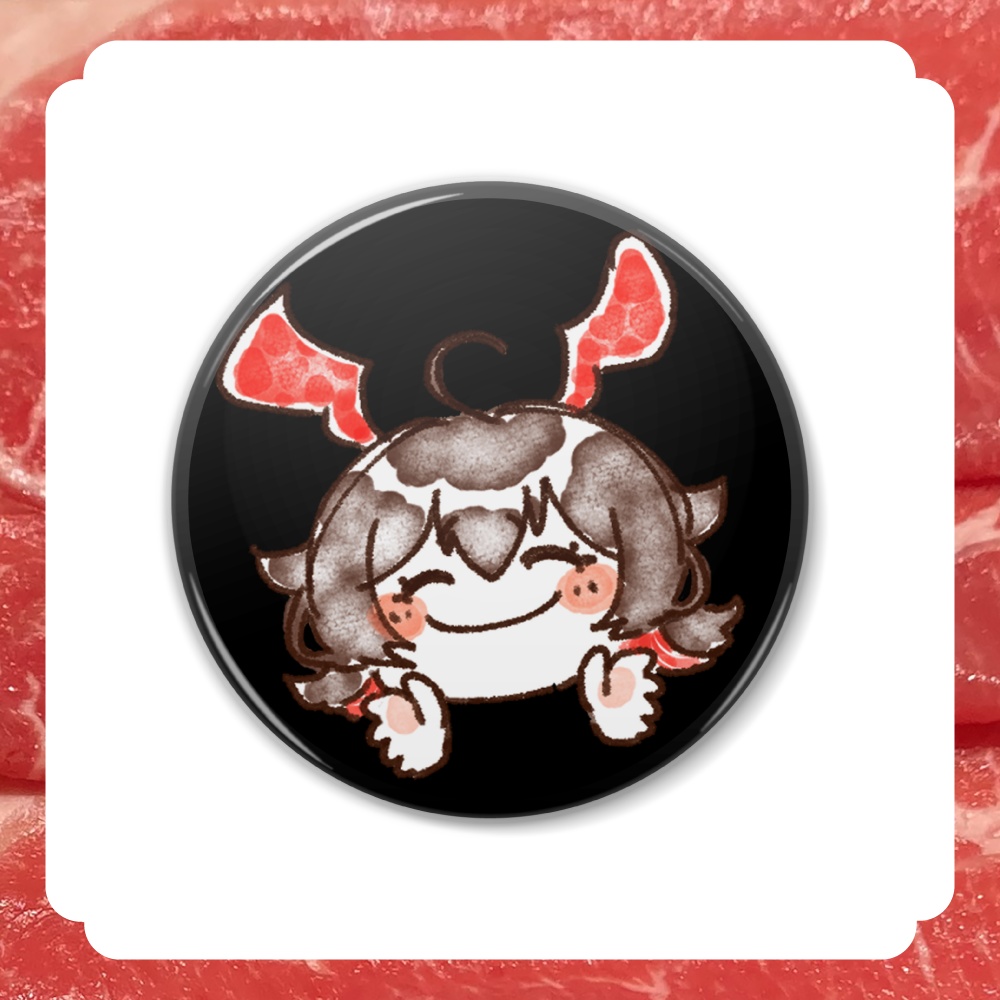 【ゆる手描き】邪悪な缶バッジ