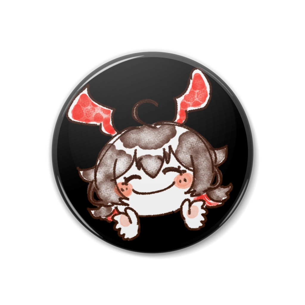 【ゆる手描き】邪悪な缶バッジ