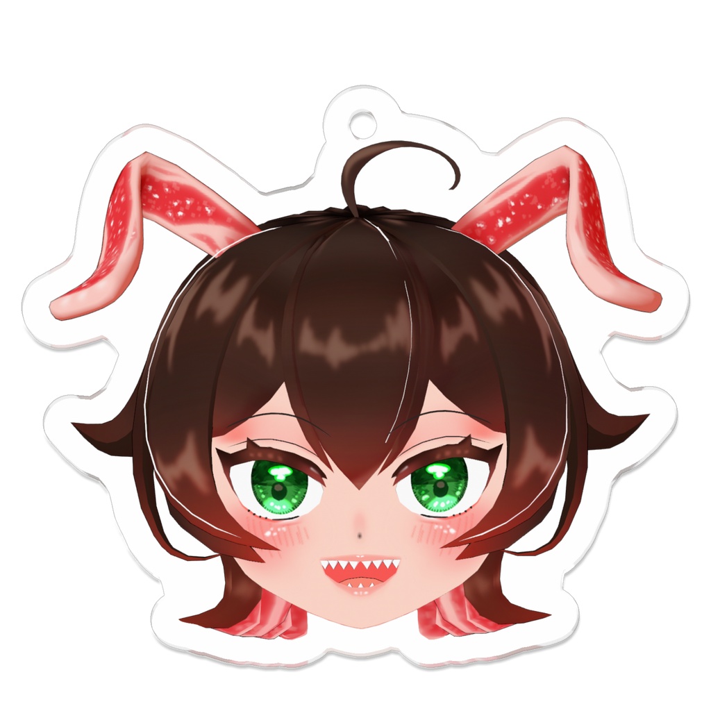【配信活動1周年記念】かわいいお顔のアクキー