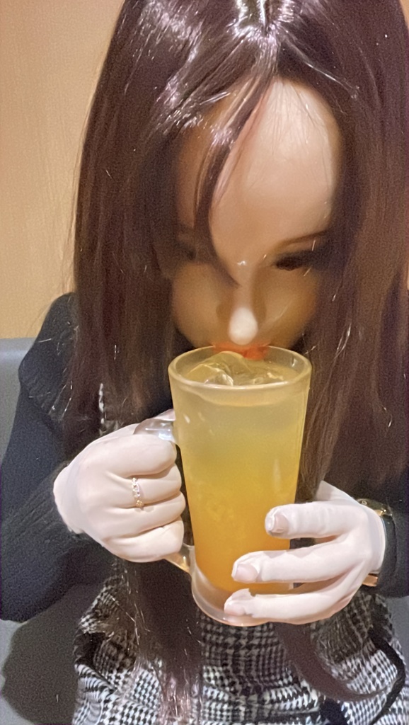 マスクより高ヒールの方がきつかったよ(^^;;マスクなお姉とごはん