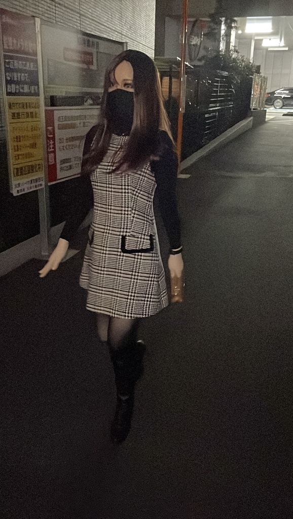 マスクより高ヒールの方がきつかったよ(^^;;マスクなお姉とごはん