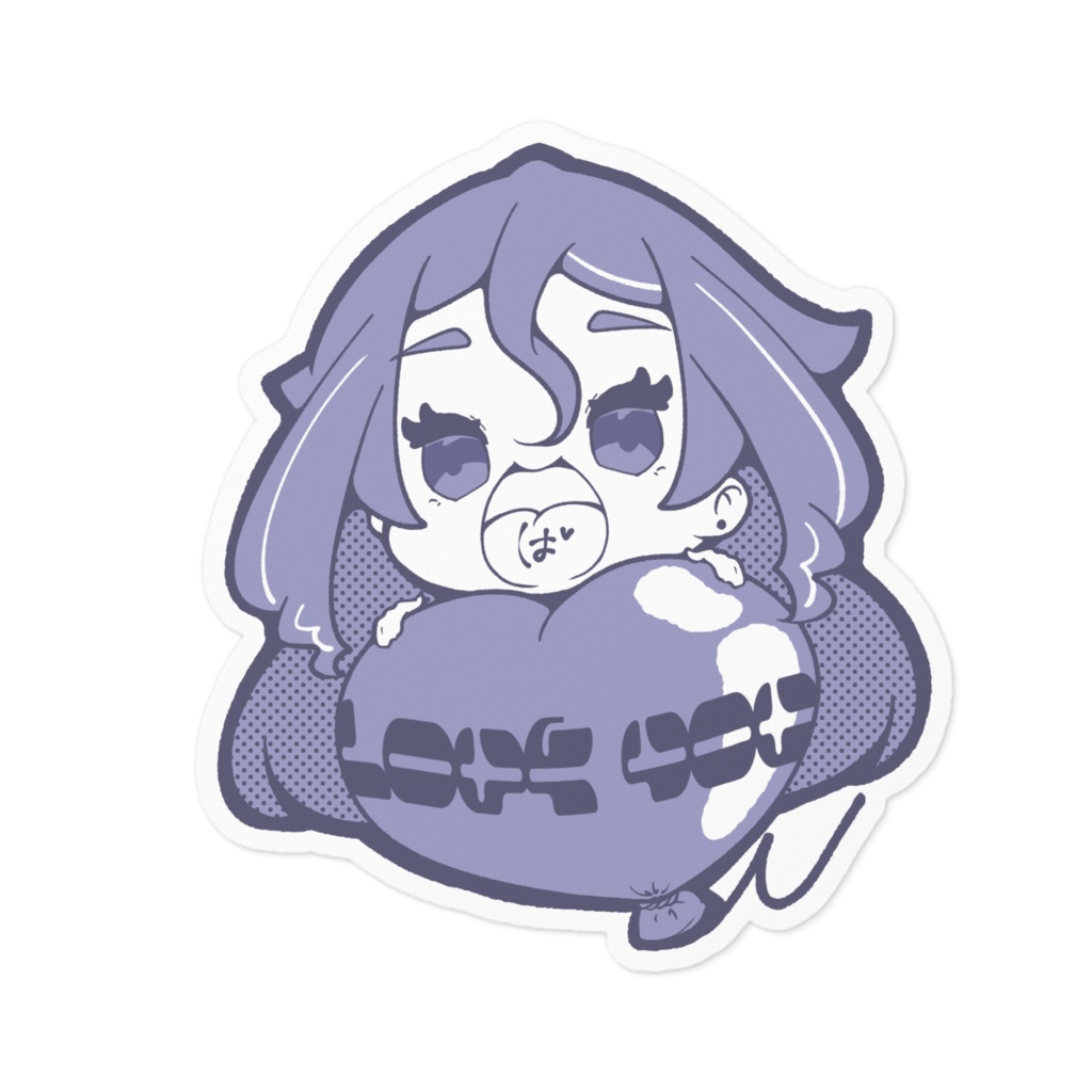 ちゅきちゅきlovelyステッカー