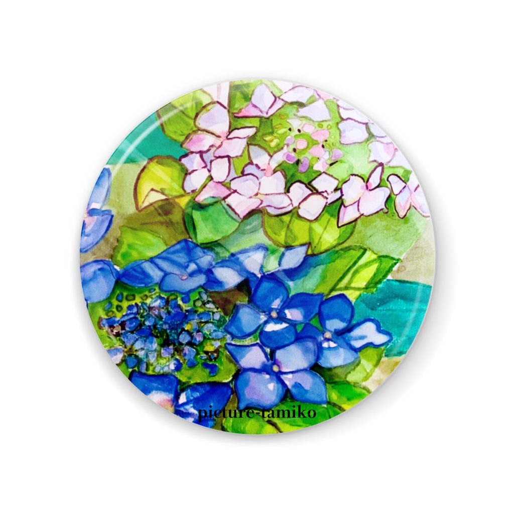 紫陽花（缶ミラー）
