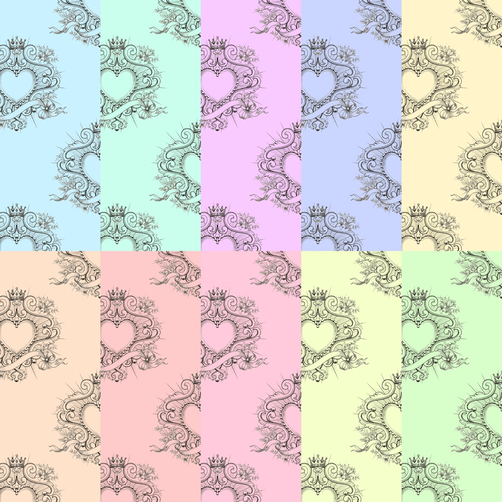 ヴィンテージハート【10色セット】