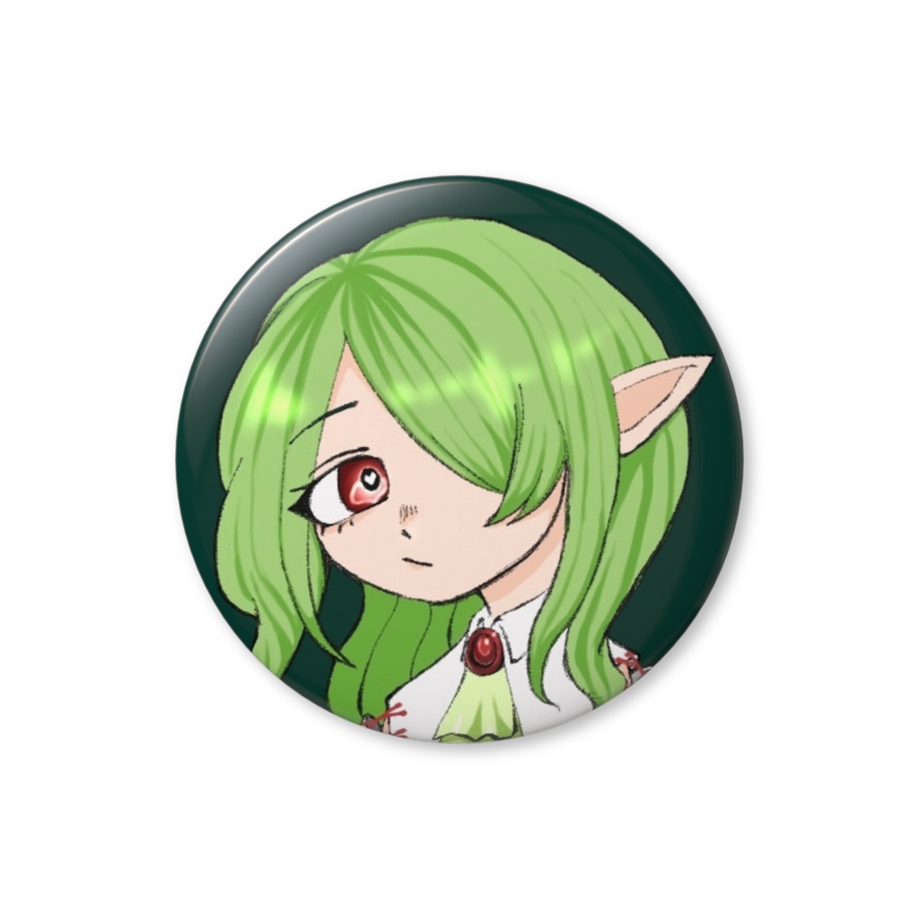 わさびちゃんの缶バッジ